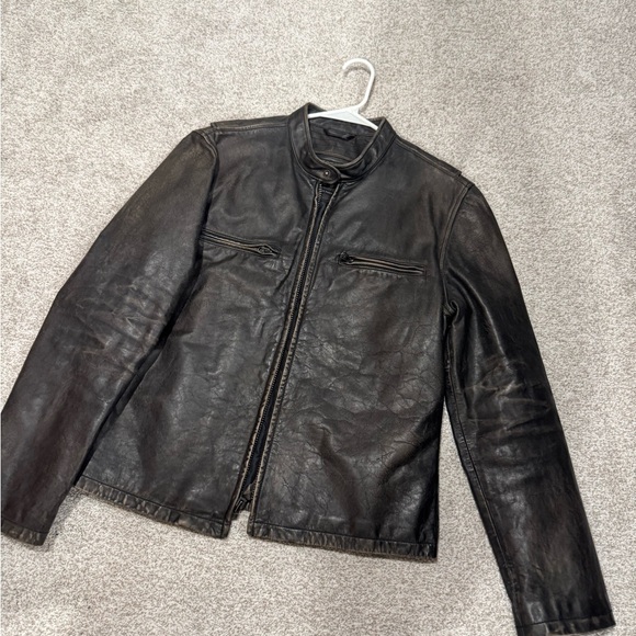 Men’s leather jacket - Picture 2 of 6